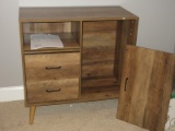 Homecho Storage Cabinet Simulated Wood Grain Finish- 31