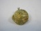 18k Gold Figural Seashell Small Cockle Shell w/Diamond Pin Brooch-Est. $1,250- Wgt. 3.56G+/-