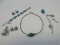 Jewelry Lot Southwestern/Native American Stylized Designs Dream Catcher w/Feather Pendant