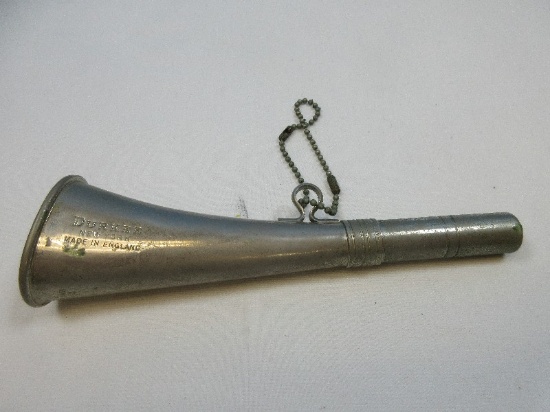 Unique Find AMCE Durkee Type A Reed Horn Nickel-Plated 6" Maritime Signal Horn or Hunting