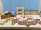 Christmas Lot 2 Unopen Nativity Figurines Stickers Gift Box Set 200 Per Box,2-Cut Wood Nativity