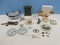 Lot Blue/White Hand painted Reticulated Porcelain 8 1/4