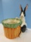 Fitz & Floyd Kensington Rabbit Collection Charming 10 1/2