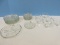 18pcs Orchard Clear Depression Glass Apple Pattern AKA Apple Blossom Pattern Stem Apple