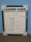 At Home Laundry Room Laundry Care Symbol Chart and Reminder Black Frame New Retail: