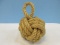 Marseille Knot AKA Monkey's First Jute Rope Knot Spherical Object Door Stopper Retail: $75
