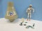 Vintage 1966 Hasbro G.I. Joe Space Capsule w/ Astronaut G.I. Joe Space Suit Scene Tears See