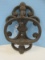 Southern Living Cast Iron St. Charles Door Knocker Scroll Work Design-NIB Antique Patina