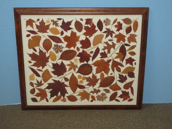 Collection Pressed Autumn Leaves Collage Type of Art Preserves The Beauty of Nature in Ornate