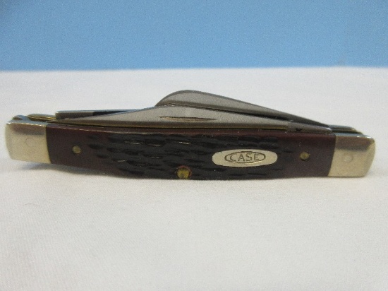 Case Stockman 3 Blade Folding Pocket Knife #634455 in Box-Appears NEW