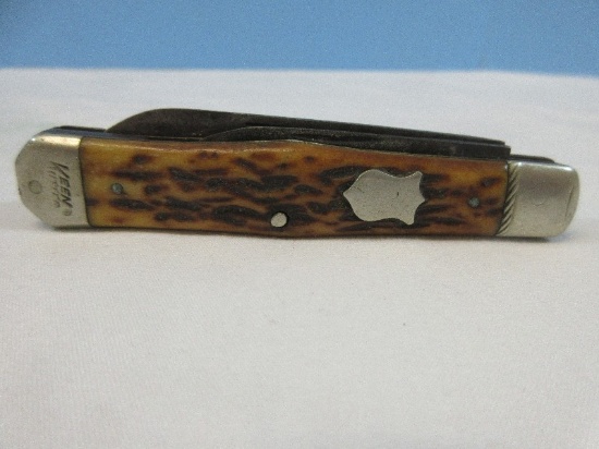 Keen Kutter Double Blade Folding Pocket Knife, Closed 3 5/8"