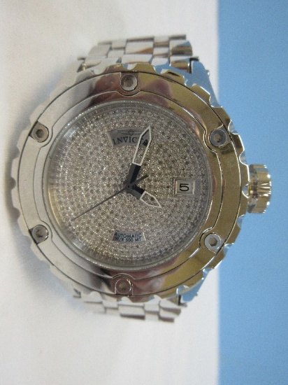 Phenomenal Invicta 24 Jewels Subagua Men's Quartz Automatic Wrist Watch Model No. 24075