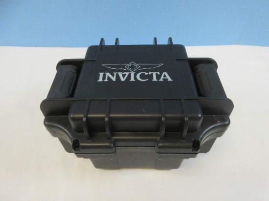 Invicta One Slot Black Waterproof Collector's Dive Case Watch Box