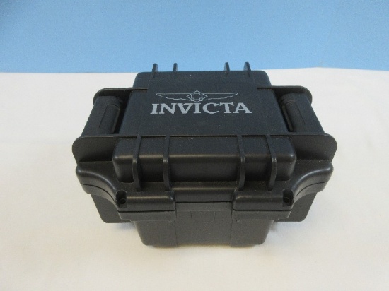Invicta One Slot Black Waterproof Collector's Dive Case Watch Box