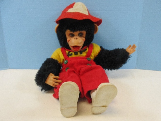 Vintage Zippy The Monkey Plush Toy Doll "Zip" Circa 1950's-70's