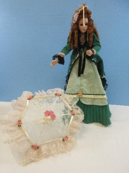 Collector's Paradise Galleries Purveyors World's Finest Porcelain Doll Kathleen by Cindy Shafer