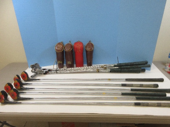 Golf Clubs Lot Right Handed Walter Hagen High Ultra Contour Sale 2 Thru 9 w/ Pitching Wedge