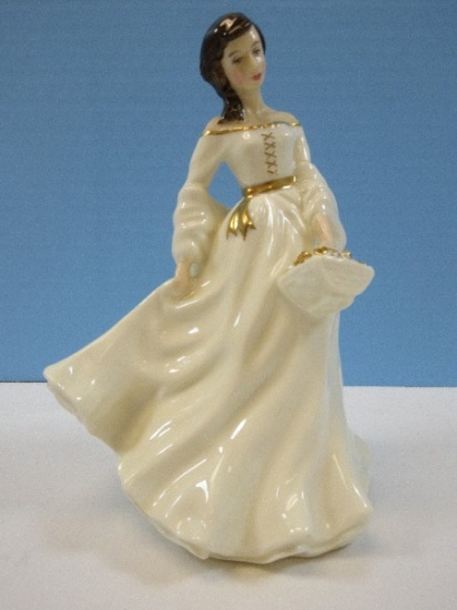 Collector's Royal Doulton Bone China Elegance Collection Series "Spring Morning" 7 3/4" Figurine