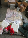Lot World Map Printed on 100% Polyester Fabric Utilizing Mercator Projection Made in Turkey-