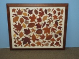Collection Pressed Autumn Leaves Collage Type of Art Preserves The Beauty of Nature in Ornate