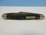 Sears Craftsman USA 95072 Folding Pocket Knife w/3 Blades. 2 3/4