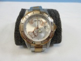 Invicta Angel Ladies Quartz Watch Model 12504 Bezel Rose Gold/Stainless Finish Rhinestone