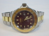 Invicta Pro-Diver Men's Quartz Watch Model 23389 Master of The Oceans Stainless/Gold Tone