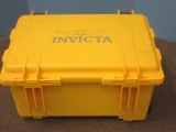 Invicta 50 Slot Yellow Collector Case Designed For Storage & Transporting up to 50 Watches w/