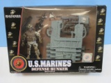 Excite US Marines Semper Fi Defense Bunker Action Figure 3 3/4