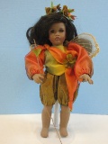 Collector's Paradise Galleries Purveyors World's Finest Porcelain Doll Amber Woodland Fairy