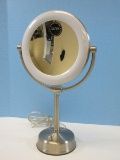 Zadro Products Inc. Vanity Make-up Mirror w/ Dimmable Fluorescent Light 10x/1x Round