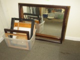 Lot Framed Wall Deco Mirror 41