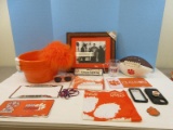 Lot Clemson University Go Tigers! Photo Reagan in Paw Embossed Frame, Collegiate New Flag,