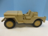 Vintage G.I. Joe Hasbro Official Equipment DeSert Jeep Patrol Vehicle See Pics