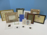 Lot Misc Decorative Picture Frame Various Design Styles & Sizes Old Irish Blessing Calligraphy