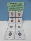 Set of 8-2009 Lincoln Cents Series- Denver & Philly Mint Marks