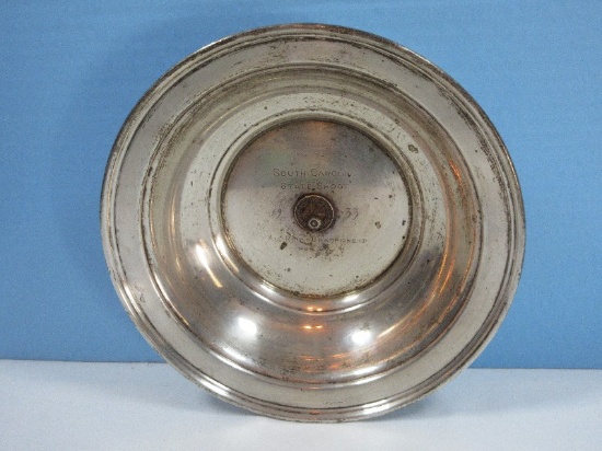 Early JOR Sterling Silver Awards 9 1/2" Round Bowl SC State Shoot 1933 All Around Champion w/