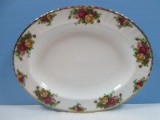Royal Albert Bone China Old Country Roses Pattern Oval 13 1/2