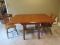 3pc Maple Butterfly Dropleaf Table w/2 Chairs Early American Style Honey Finish- Top 42