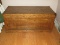 Antique Primitive Rust Chest/Bride's Dowry Hope Chest Trunk- 19