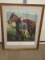 James Ewell Brown Stuart Major General, CSA Confederate States Army Portrait w/Horse Offset