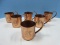 Set of 6 Cock-N-Bull Smirnoff Moscow Mule Copper Mugs