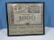 1863 Confederate States of America $1,000 Dollars Loan Bond w/Attached Coupons- Est. $175-200
