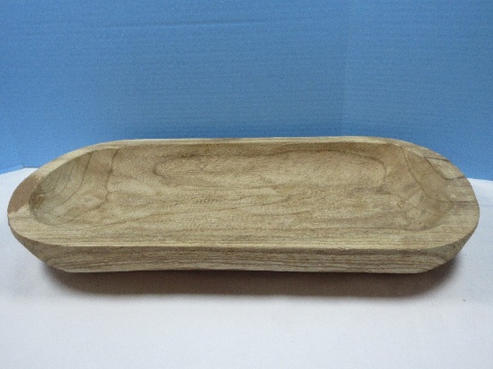 Robert Stanley Signature Collection Fall/Modern Farmhouse Oblong Dough Bowl- 22" x 4" x 7"