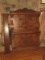 Spectacular Antique Oak Victorian Era Full/Double Size Head/Footboards w/Wooden Side Rails