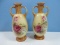 Exquisite Pair Early Porcelain 10 3/4