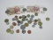 Lot Misc Foreign Coins & Paper Money