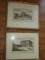 2-Antique Etching From The Collection of Brobury House Gallery by Alessandro Specchi Original
