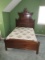 Gorgeous Antique Victorian Era Eastlake Furniture Double-Full Size Bed Ornate High Headboard