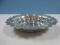 Sterling Silver Fluted Scalloped Bon-Bon Oval Dish Chippendale Style-Top 6 1/8